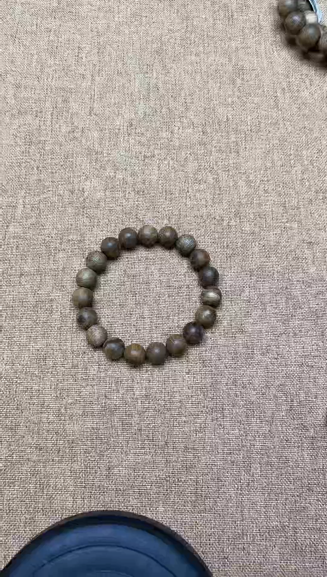 沉香手串老惠安1.1圆珠单圈多样性发其一