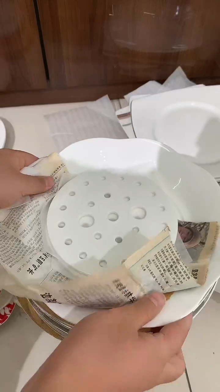 饺子盘3个隆达白瓷