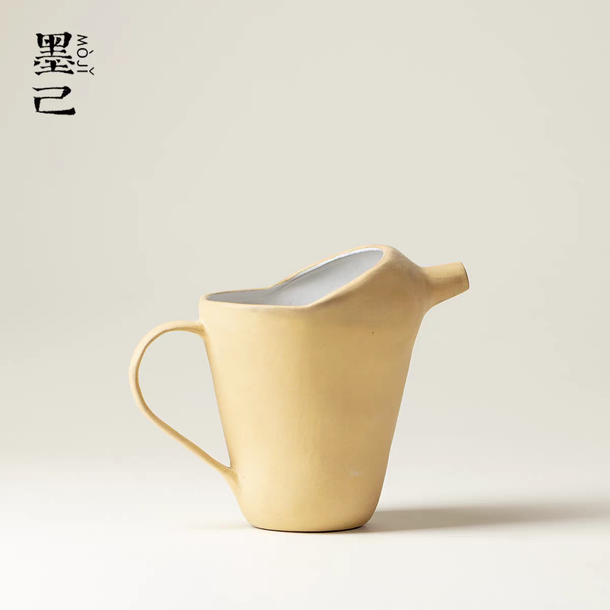 粉引创意公道杯-黄