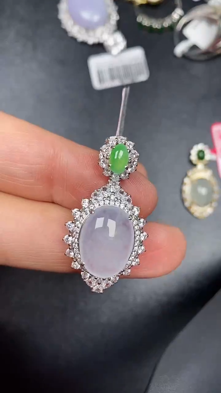 银S925镶嵌戒指翡翠2230