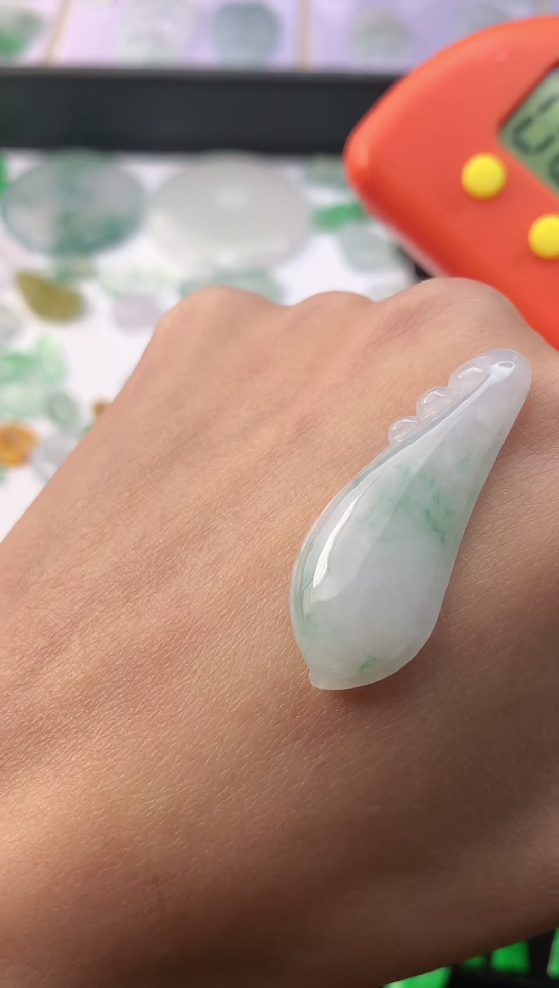 【闪购商品】翡翠裸石翡翠A货福瓜吊坠