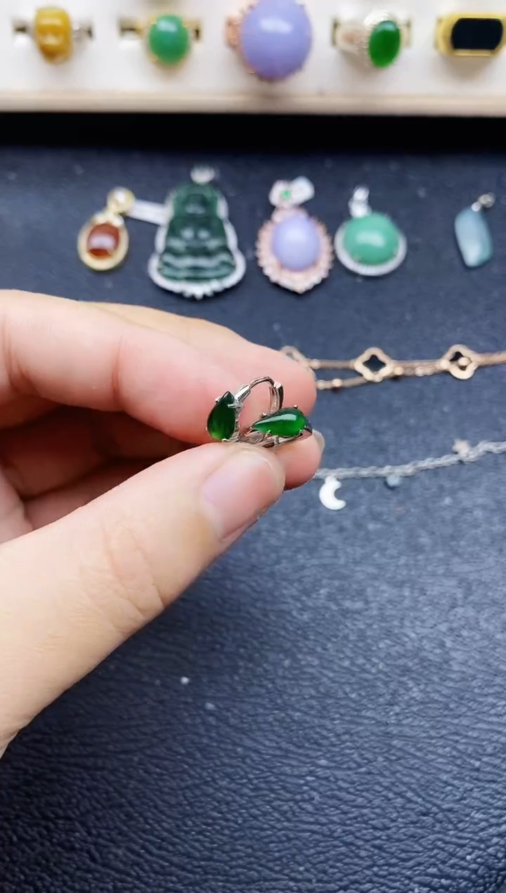 【闪购商品】翡翠戒指银S925镶嵌11111