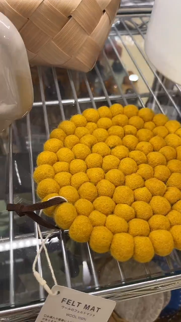 【预售】大号黄色圆锅垫*1