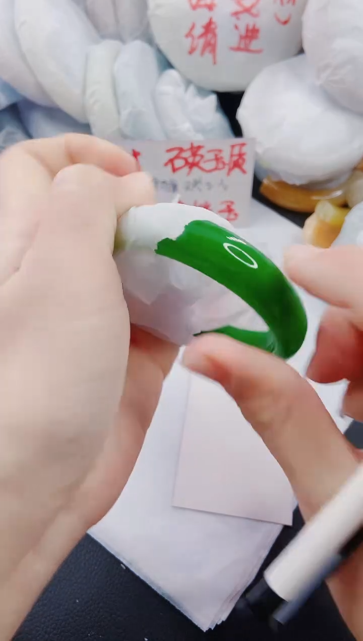 【闪购商品】石英质玉手镯未镶嵌J259-58-59