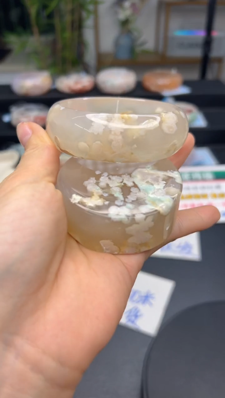 【闪购商品】石英质玉手镯未镶嵌A1531(58圈赠送镯心)