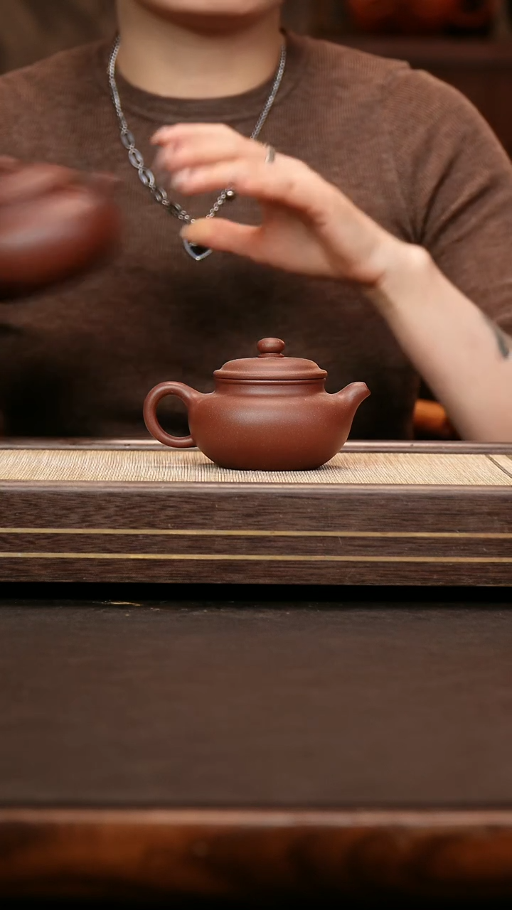 茶壶紫砂中槽清 大亨仿古 小号