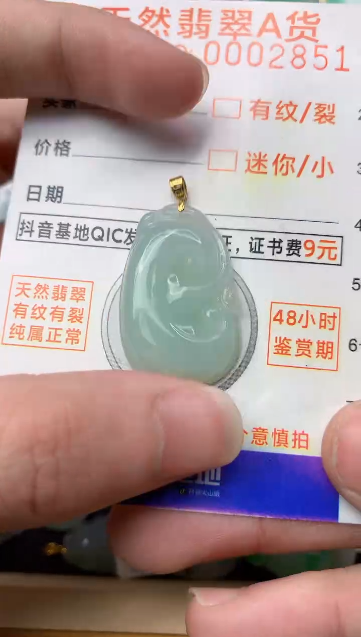 【闪购商品】翡翠颈饰18K金镶嵌4............