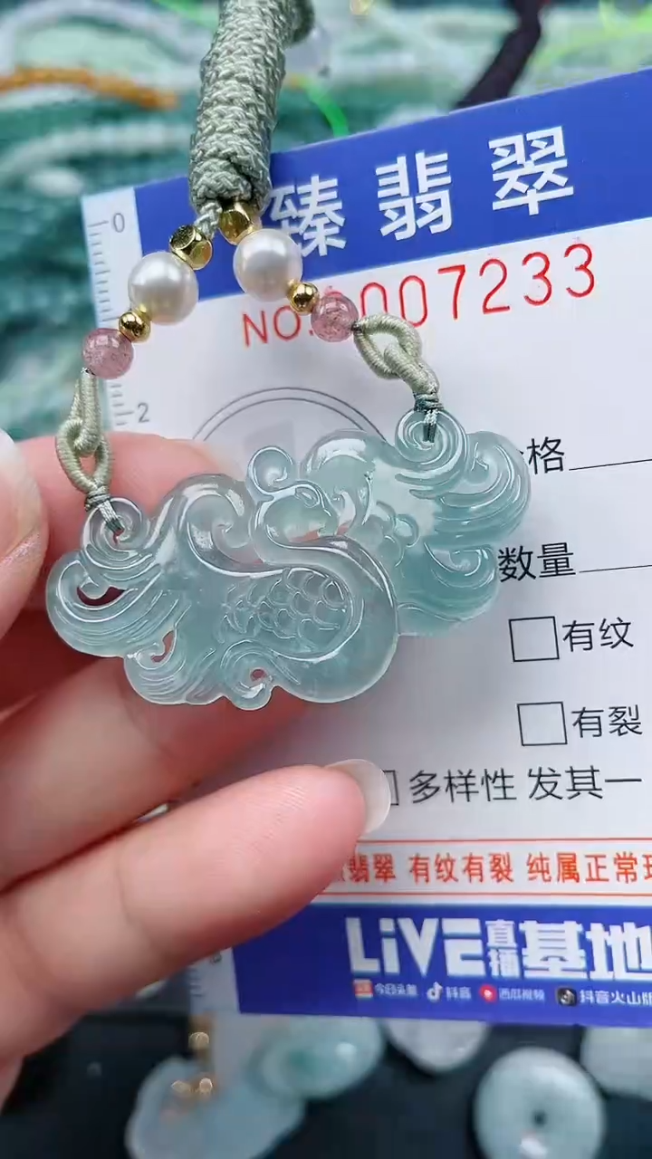 颈饰未镶嵌翡翠.0007233