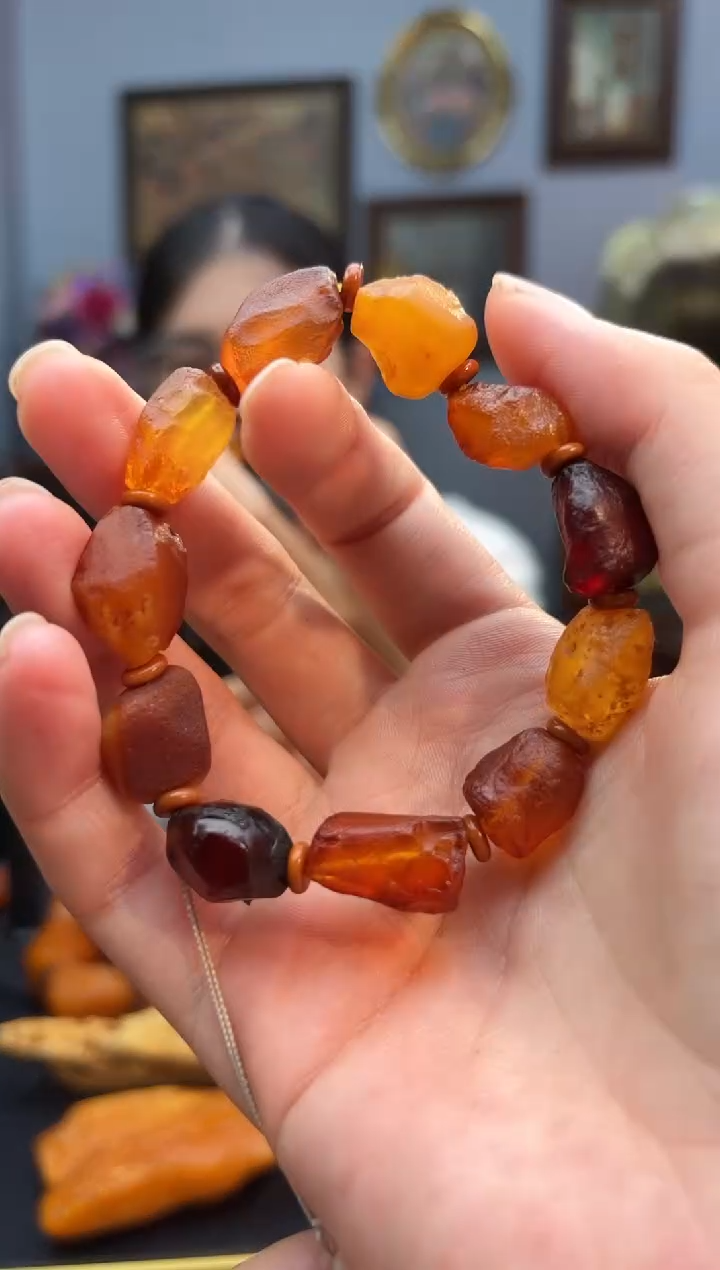 手串琥珀未镶嵌手串