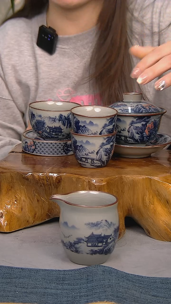 【闪购商品】简装家用款6件套 陶瓷家用茶具系列