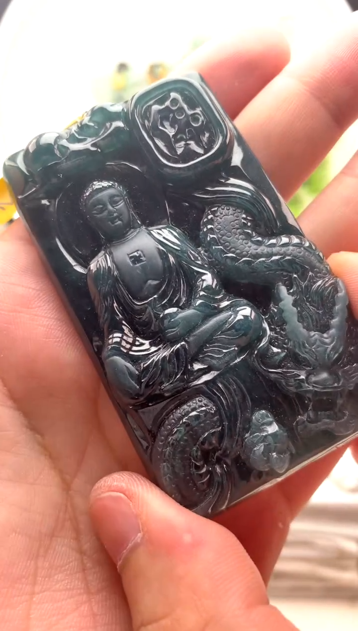 颈饰未镶嵌翡翠阿弥陀佛