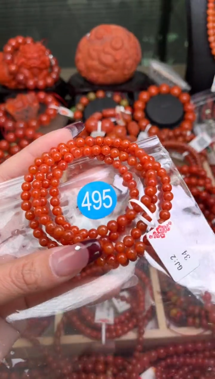 【闪购商品】南红玛瑙珠宝奇石未镶嵌495-5+