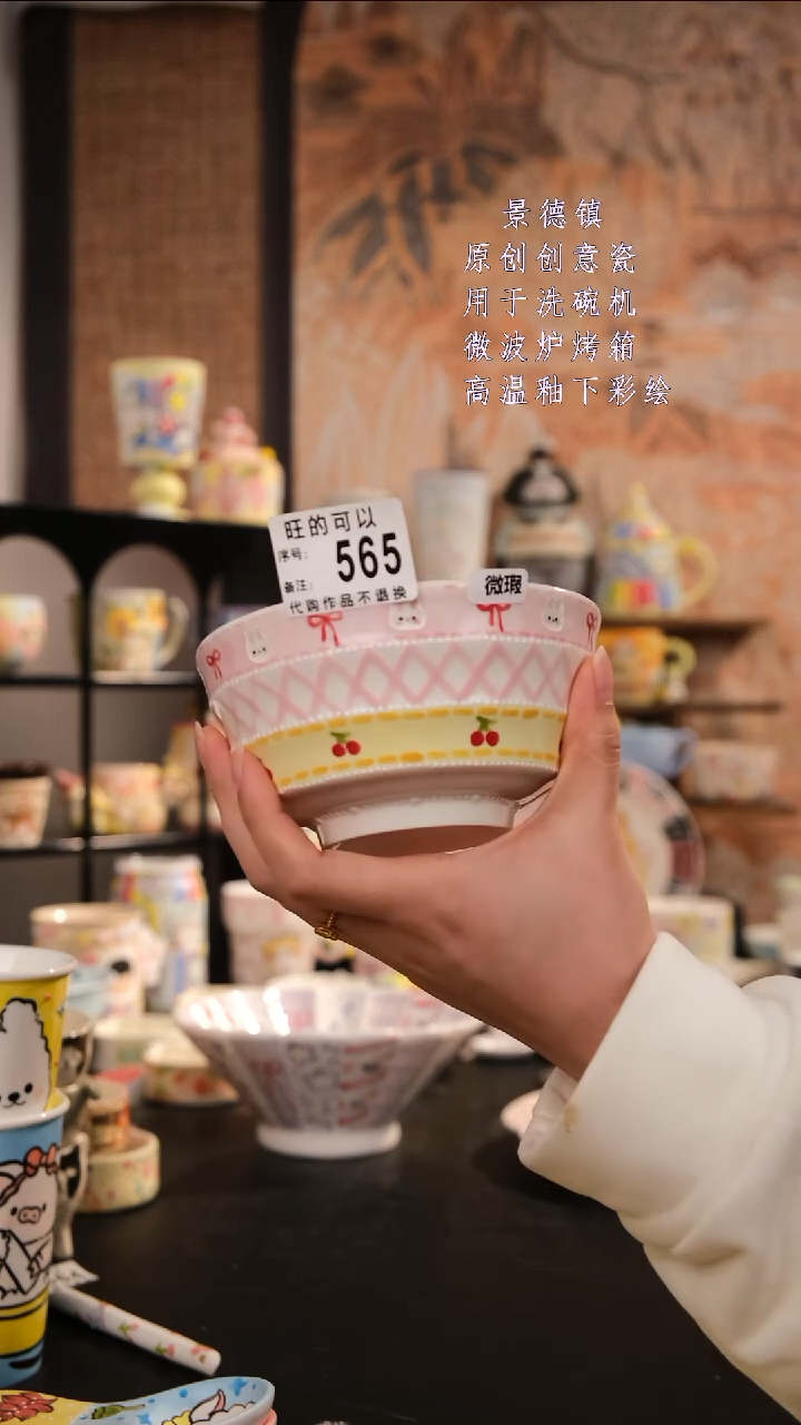 摆件陶旺的可以陶瓷设计师款