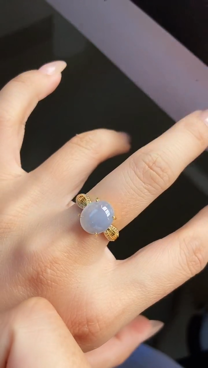 银S925镶嵌戒指翡翠12