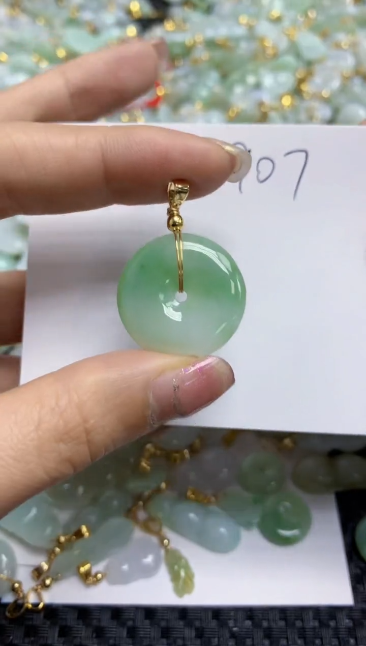 【闪购商品】翡翠颈饰合金   天然A货翡翠