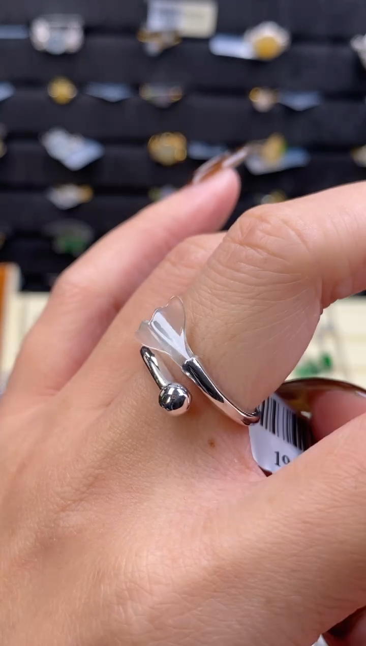 颈饰银S925镶嵌翡翠19688