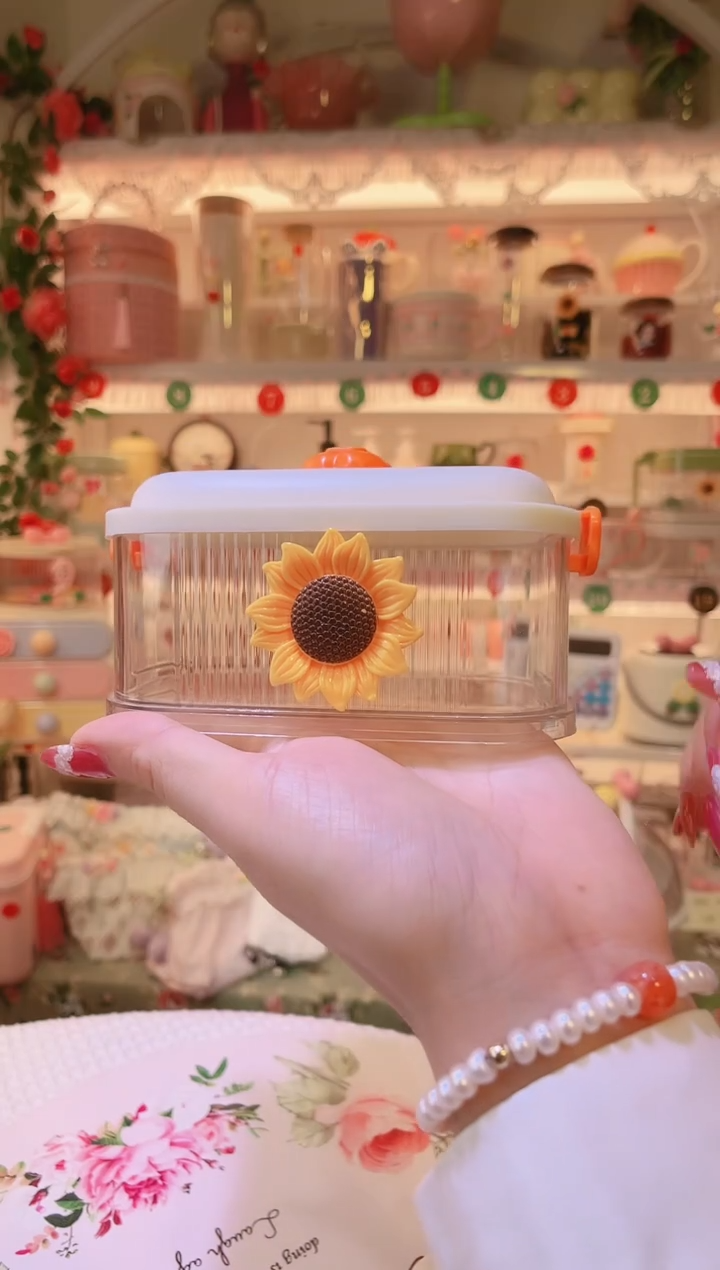 开播福利，仅剩一件！向日葵大料收纳盒