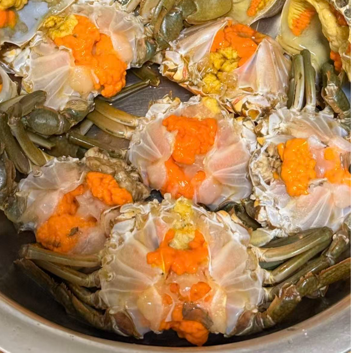 【活发到家】青蟹海鲜红膏蟹螃蟹活发到家有膏有黄2-3两 盛