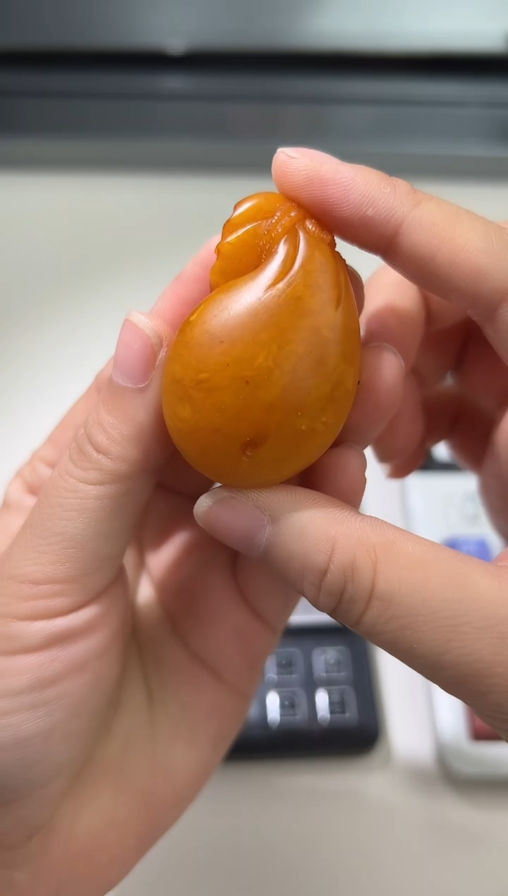 裸石琥珀未镶嵌琥珀蜜蜡吊坠