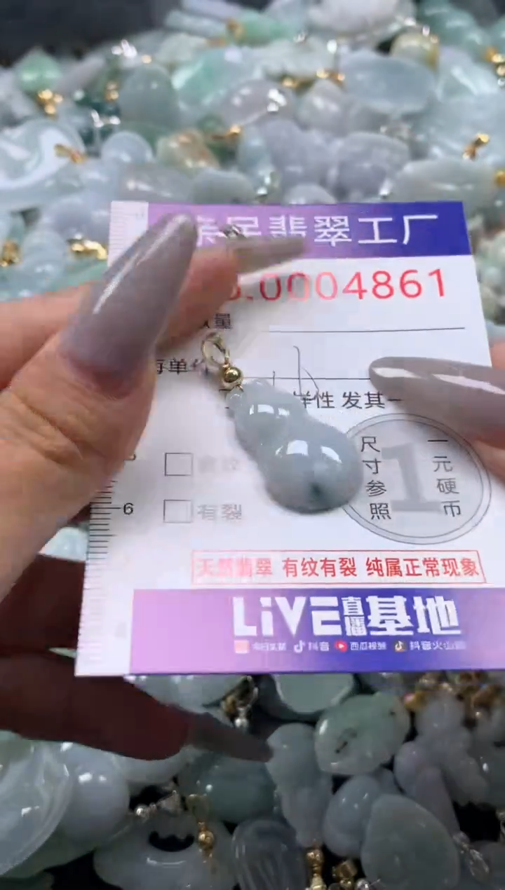 颈饰未镶嵌翡翠4861