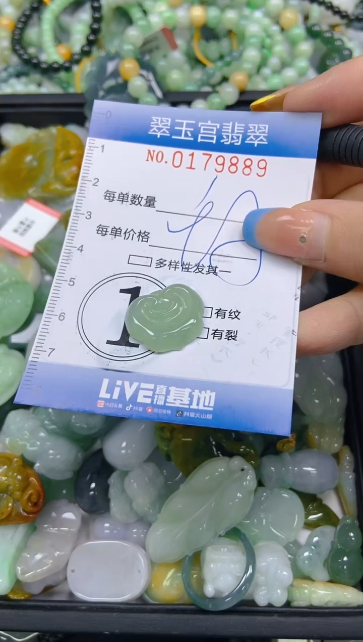 翡翠未镶嵌颈饰闪购0179889