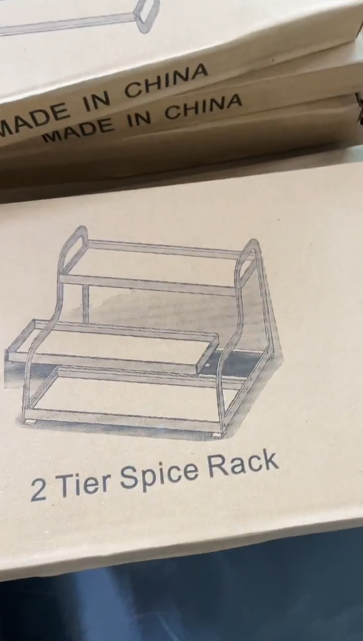 合金2层调料架侧面抽拉
