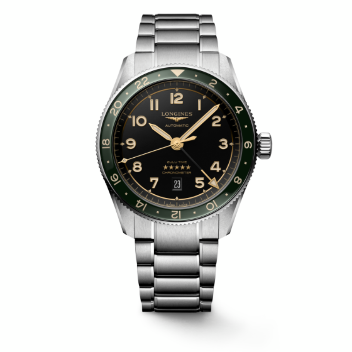 99新 Longines/浪琴 先行者祖鲁时间/男表/42mm/全套/812