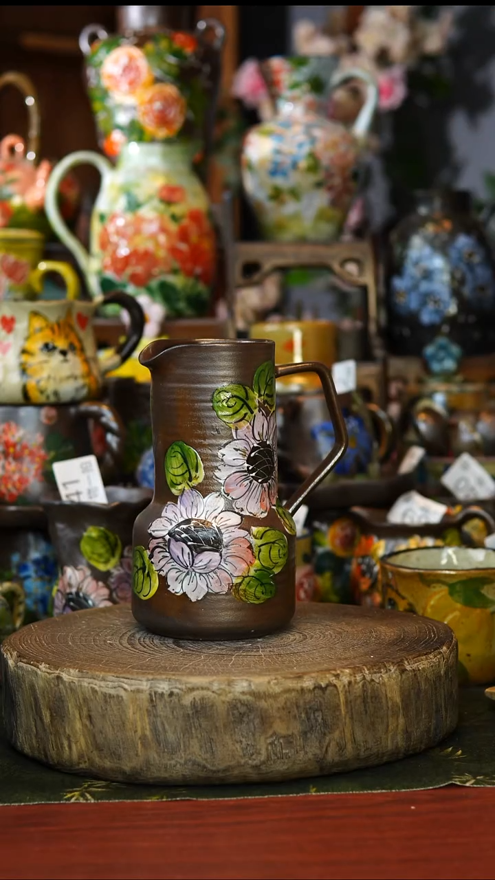 陶瓷76景德镇手工手绘釉下彩