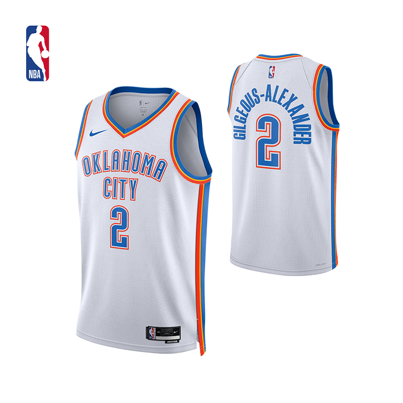 Nike耐克官方NBA谢伊·吉尔杰斯·亚历山大球衣Swingman速干球衣男