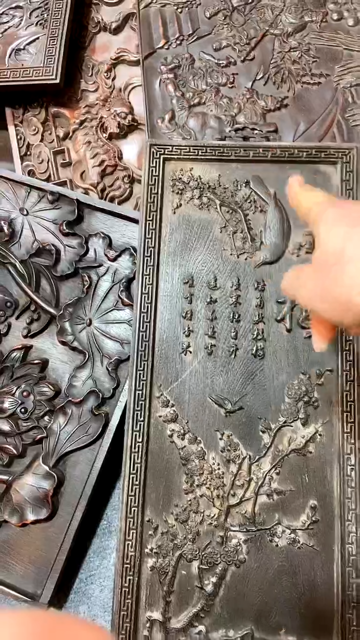【闪购商品】木紫檀雕刻一物一拍以直播间为准