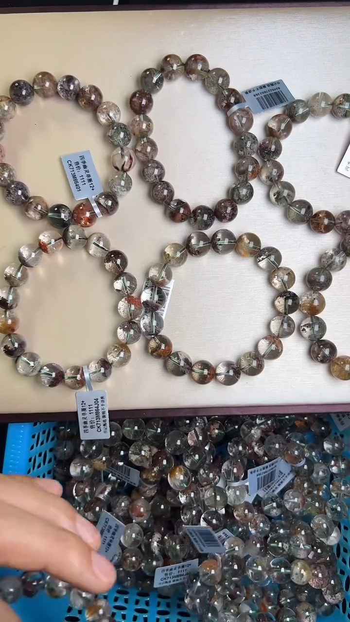【闪购商品】水晶手链未镶嵌ck713约12mm多样性发一件