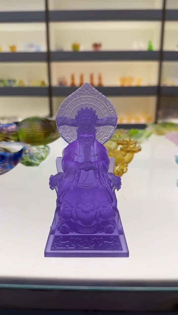 手工艺品琉璃广济龙王菩萨