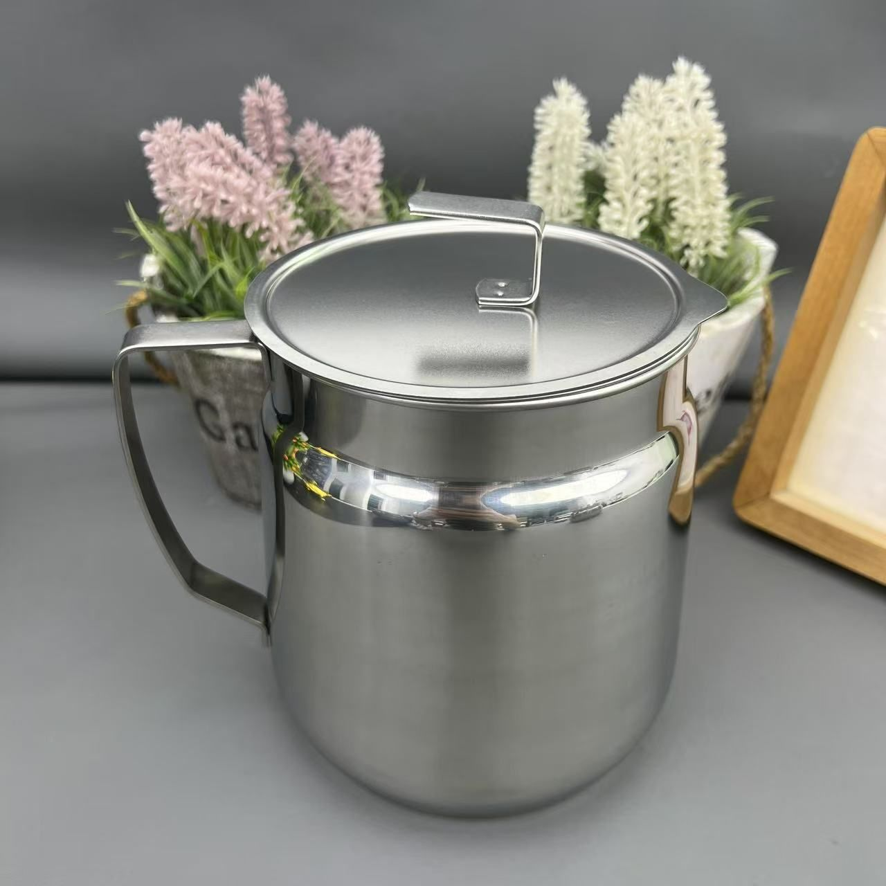 大号德国品牌全钢带滤网油壶家用厨房必备轻奢现代高级【汤家限定】