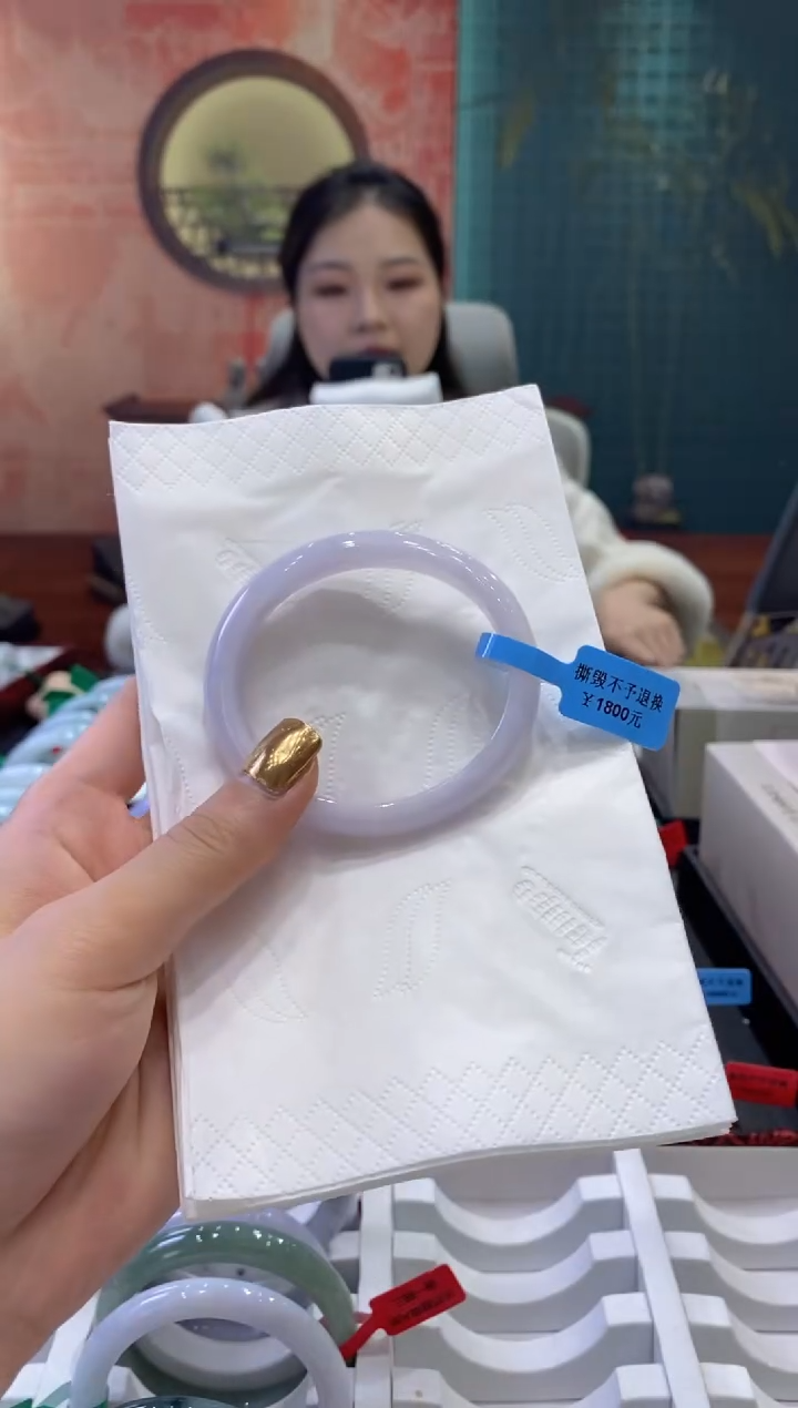 【闪购商品】翡翠手镯未镶嵌多人17793