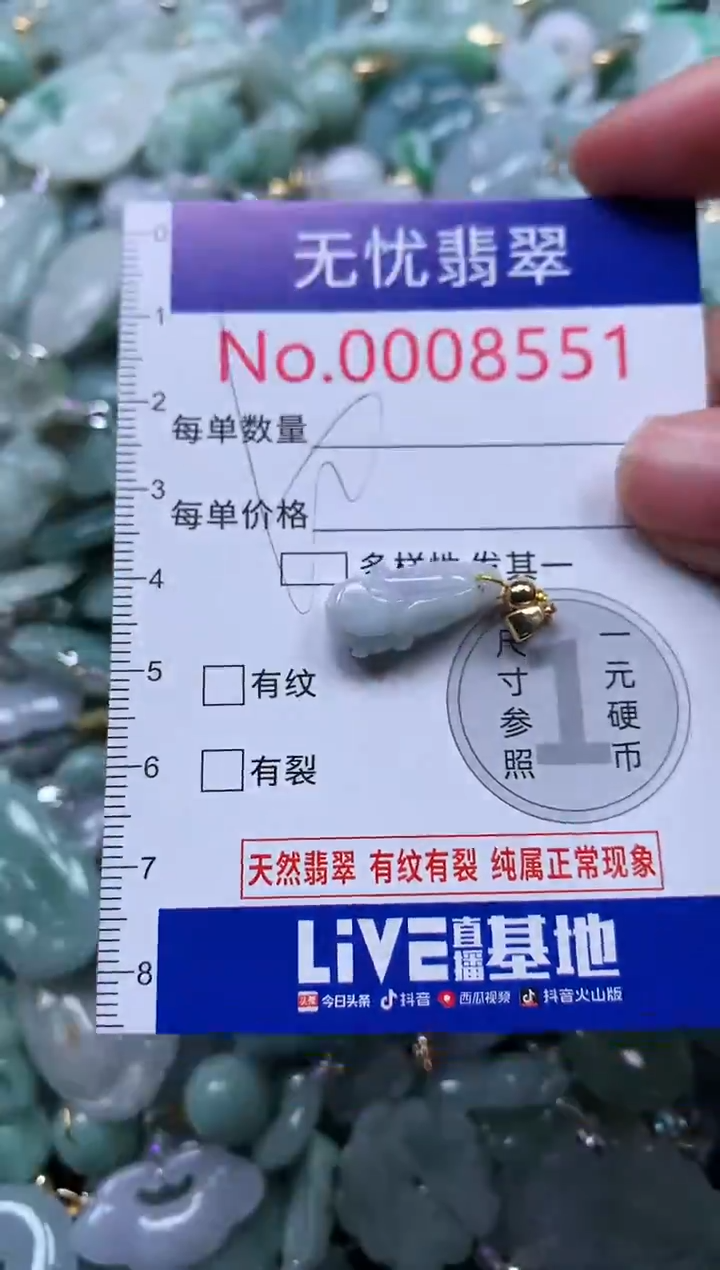 颈饰未镶嵌翡翠8551