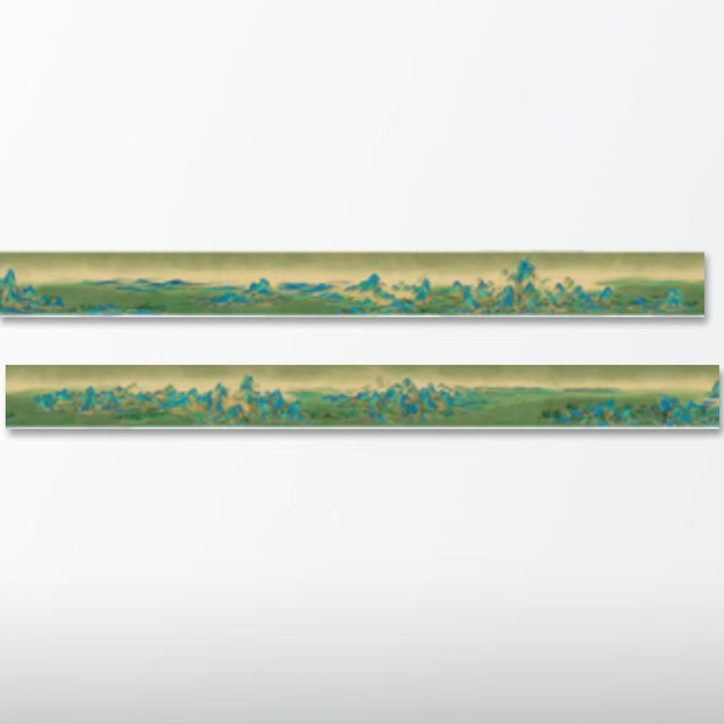 刘志扬国画作品《千里江山图》