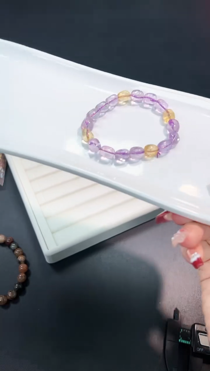 【闪购商品】水晶手串未镶嵌93q多样性发其一/1条默认微瑕