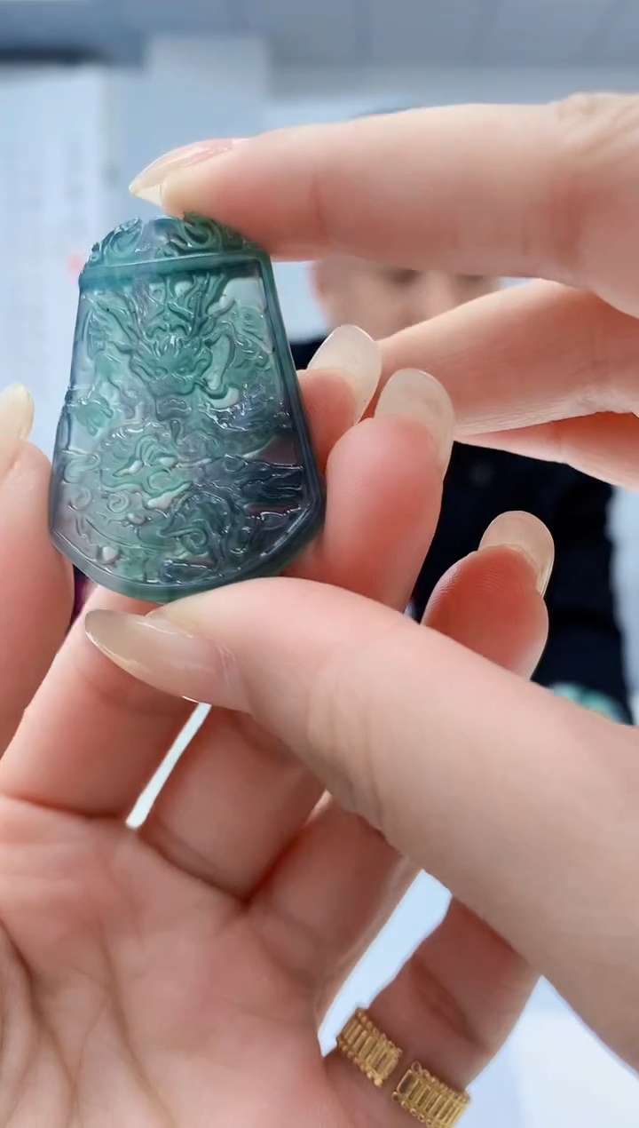 【闪购商品】翡翠颈饰未镶嵌4969lr-jj挂件127