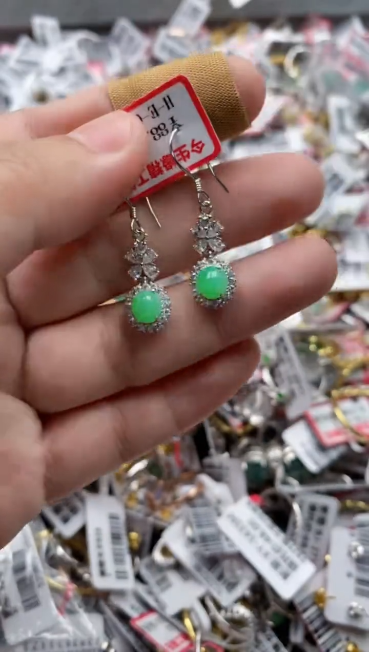 【闪购商品】翡翠戒指银S925镶嵌111111----4