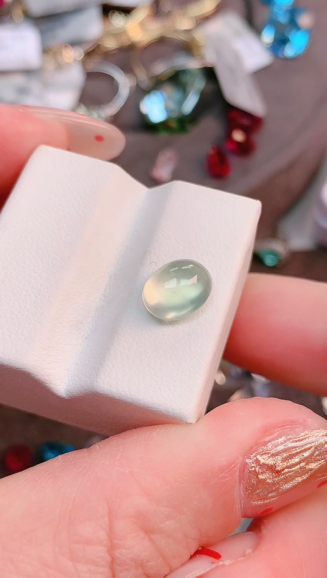 未镶嵌葡萄石珠宝半成品2.43ct