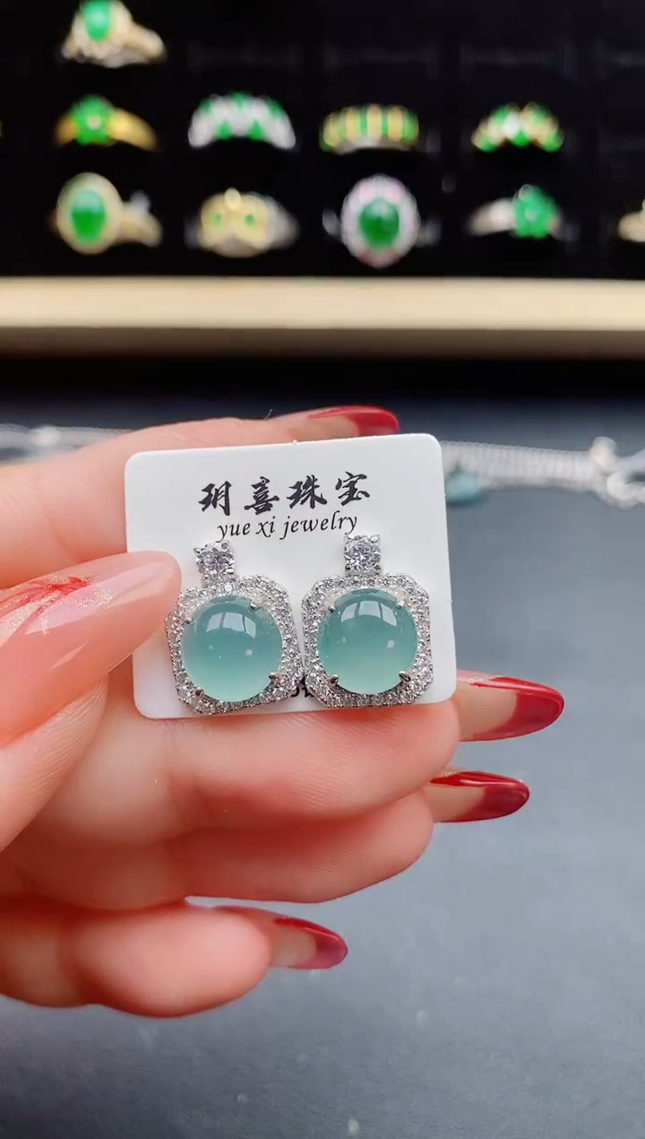 【闪购商品】翡翠戒指银S925镶嵌321321