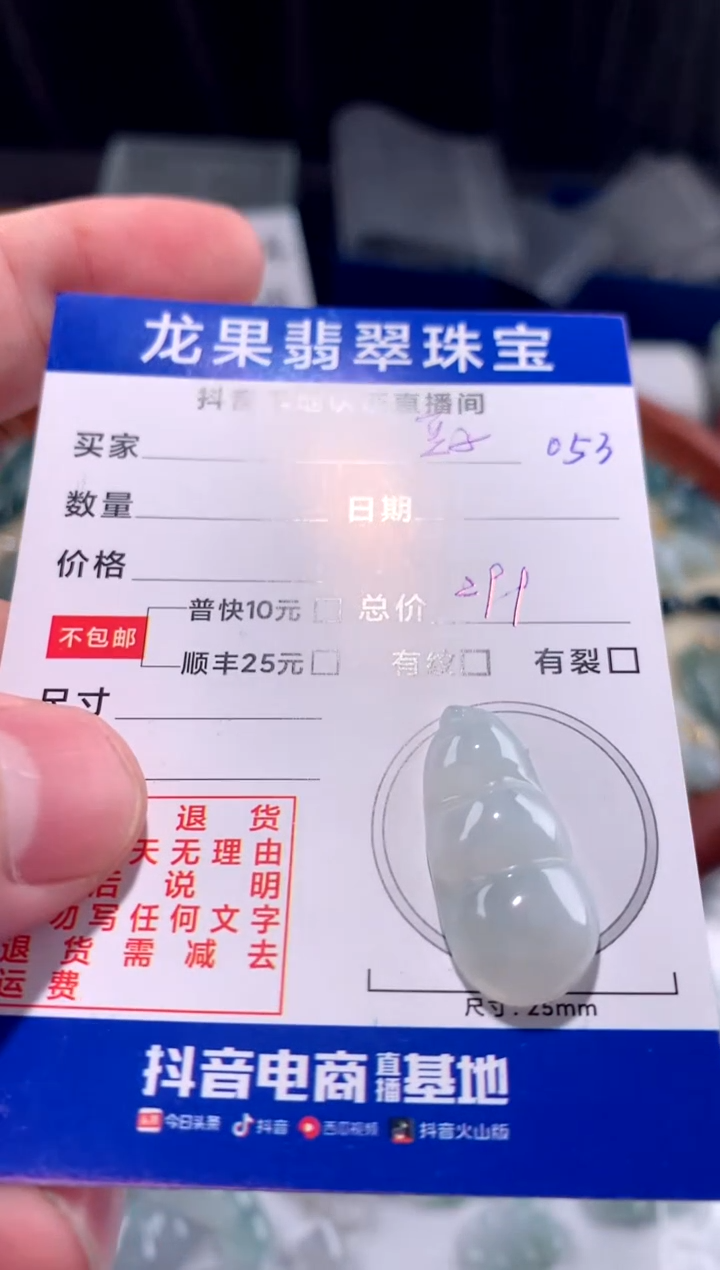 【闪购商品】翡翠颈饰未镶嵌豆子053