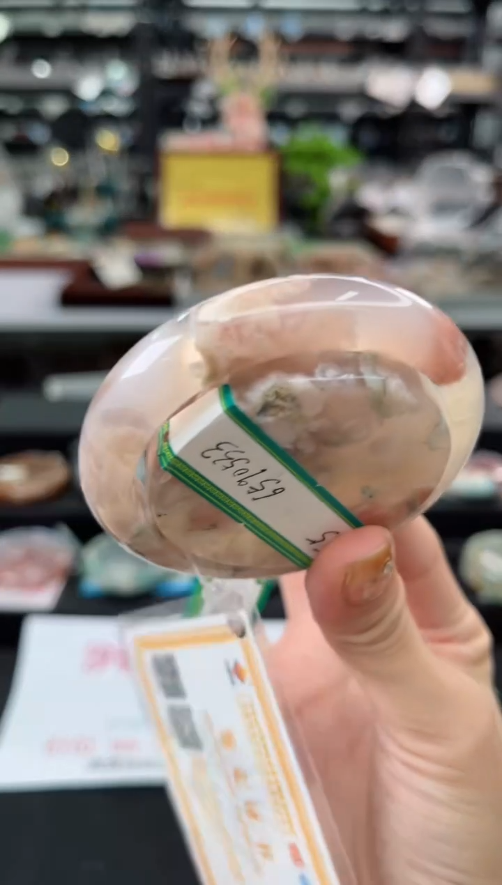 【闪购商品】石英质玉手镯未镶嵌55圈口（赠送镯心）6590533