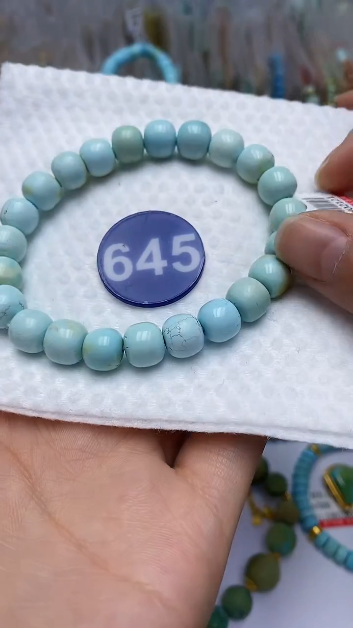 【闪购商品】绿松石手串未镶嵌645