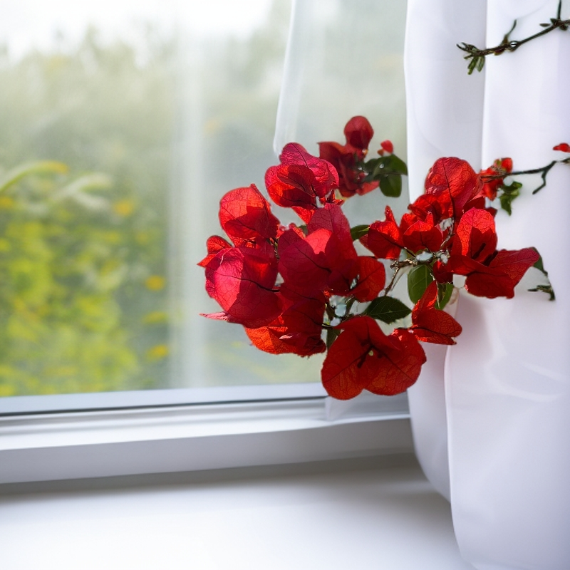 【一物一拍】三角梅中国红可爬藤可爬墙凤凰花黄色基地三叶梅花卉