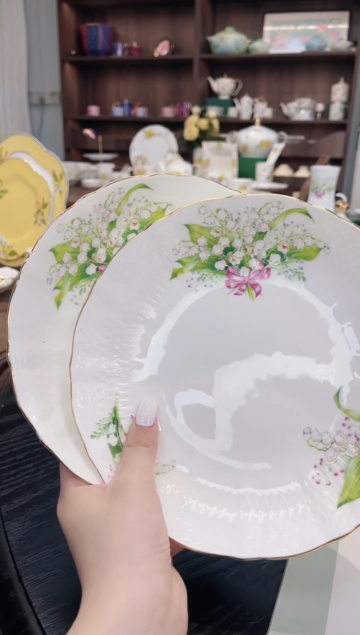 骨瓷荼*8英寸4个