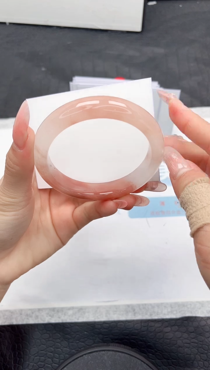 【闪购商品】石英质玉手镯未镶嵌N293-58.7