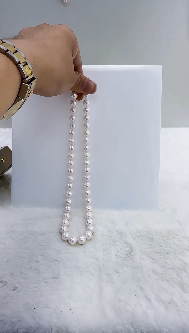 未镶嵌淡水珍珠DA珍珠串链9-11 y162