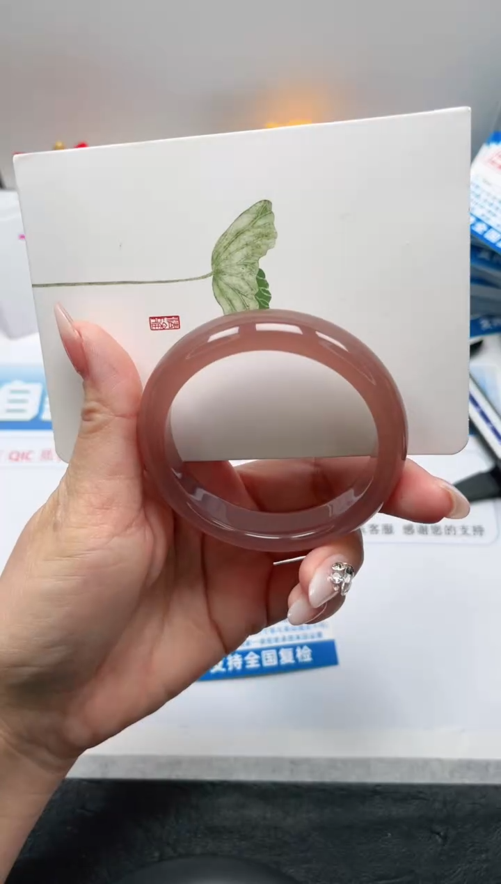 【闪购商品】石英质玉未镶嵌手镯70-54.4