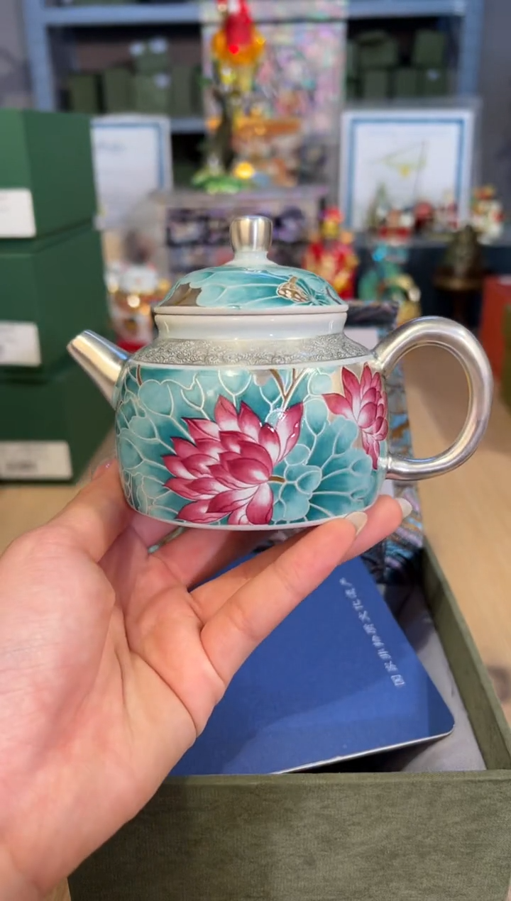 【闪购商品】杯36荷花茶壶          